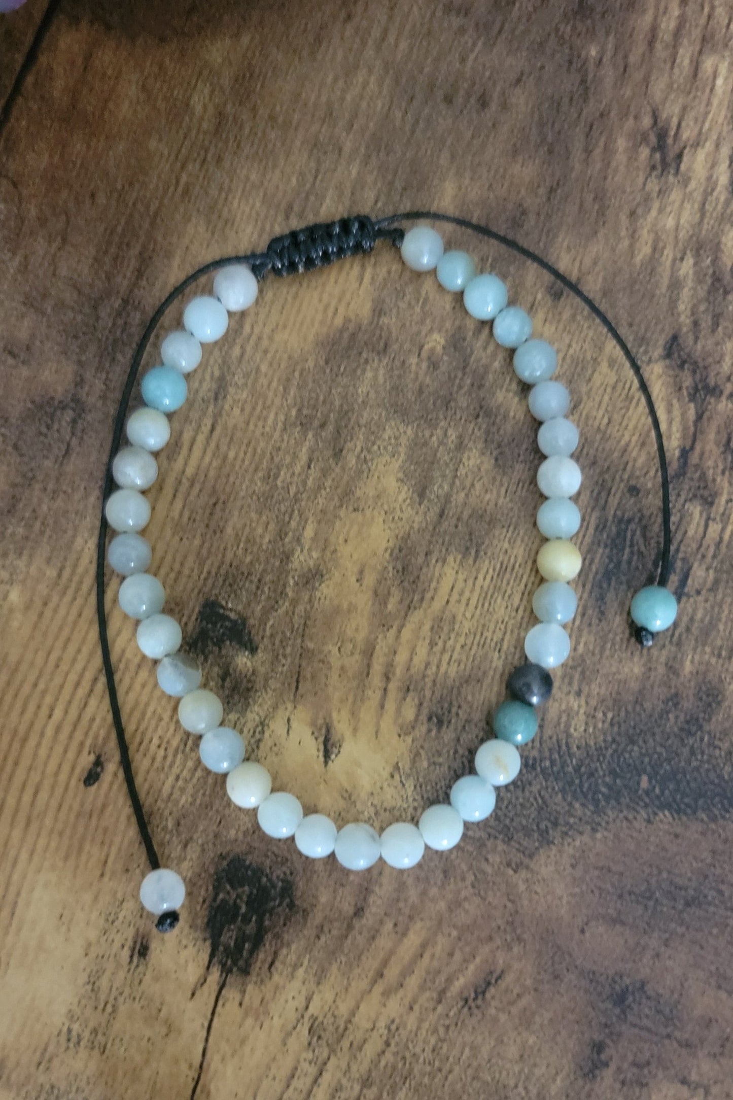 Amazonite Adjustable Bracelet – Calming Energy & Communication Crystal