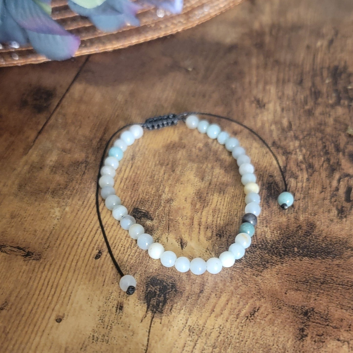 Amazonite Adjustable Bracelet – Calming Energy & Communication Crystal
