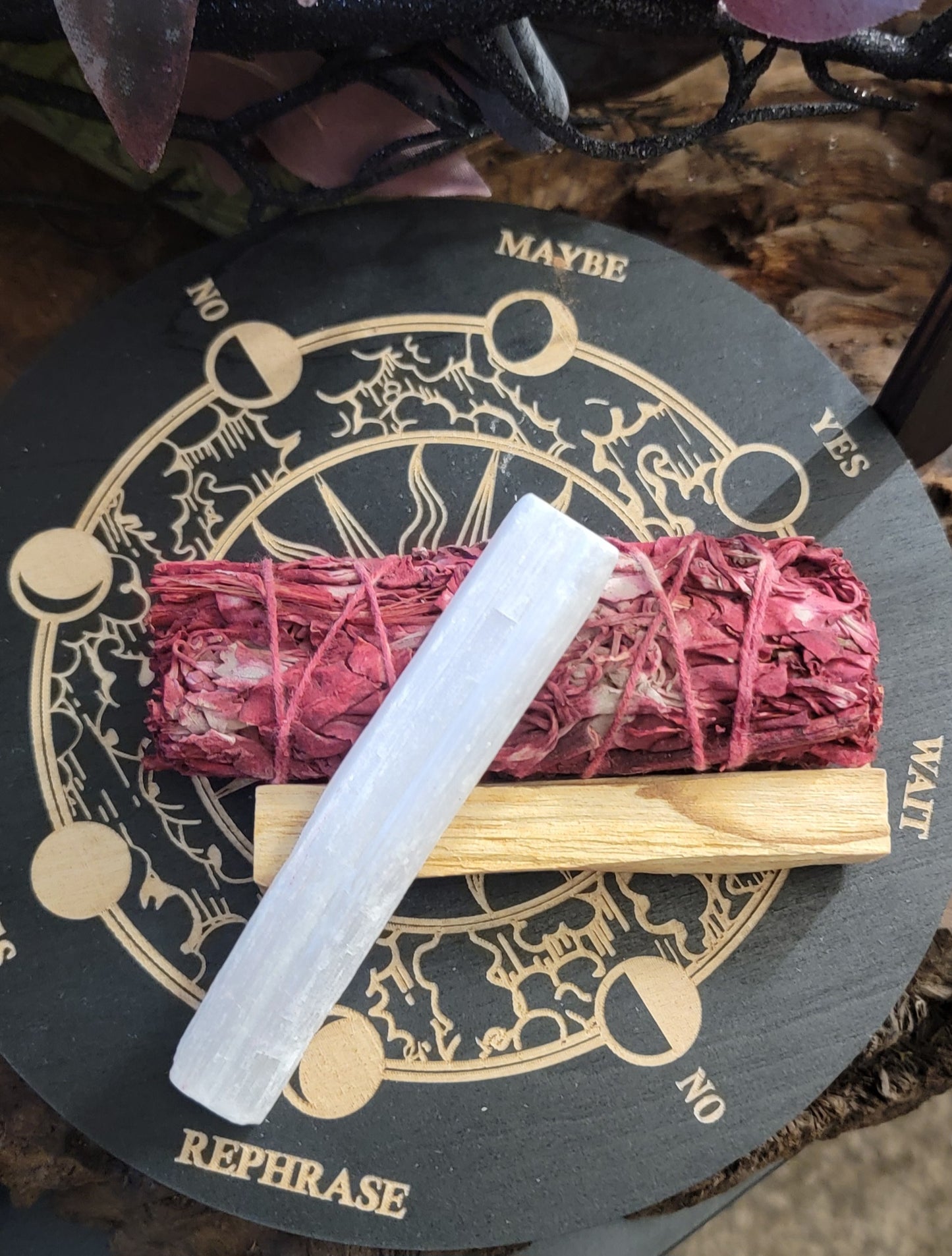 Dragon’s Blood Sage, Palo Santo & Selenite Bundle – Energy Cleanse Kit