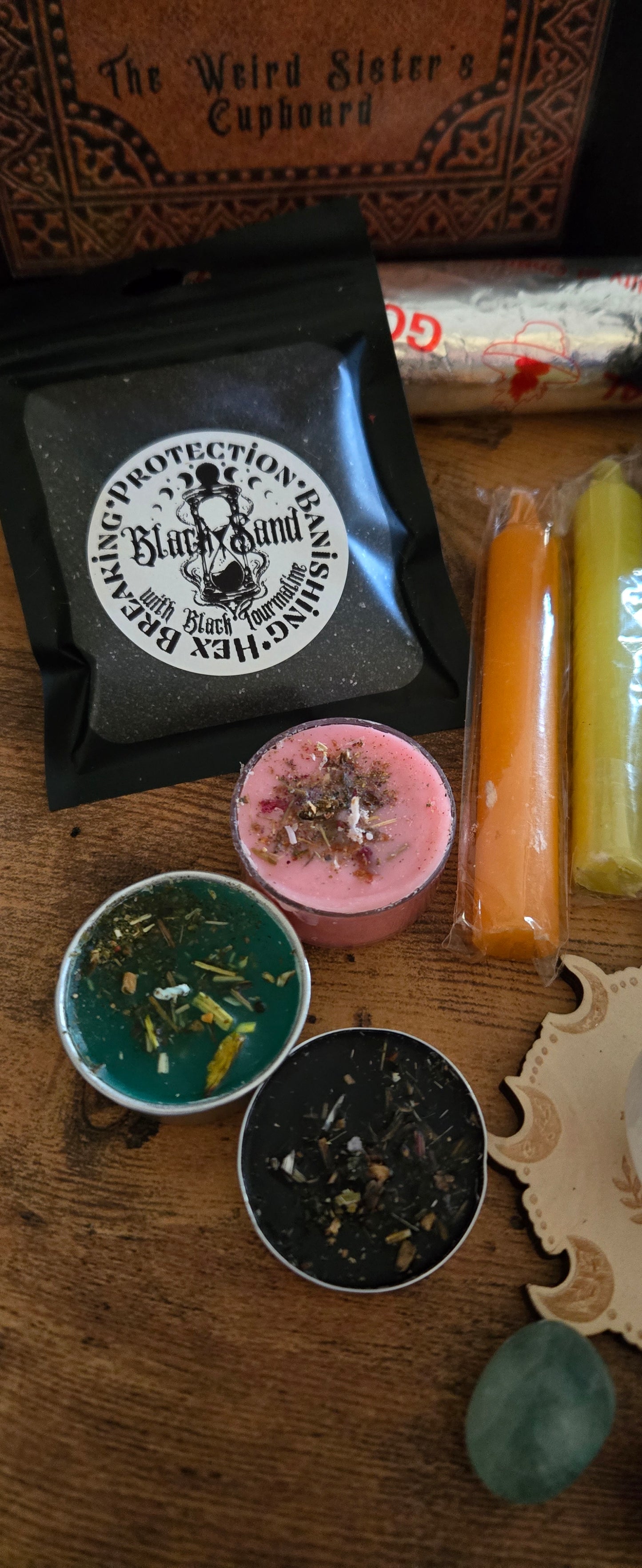 Book of Spells Starter Witch kit- Cast Iron Cauldron Companion Starter Witch kit