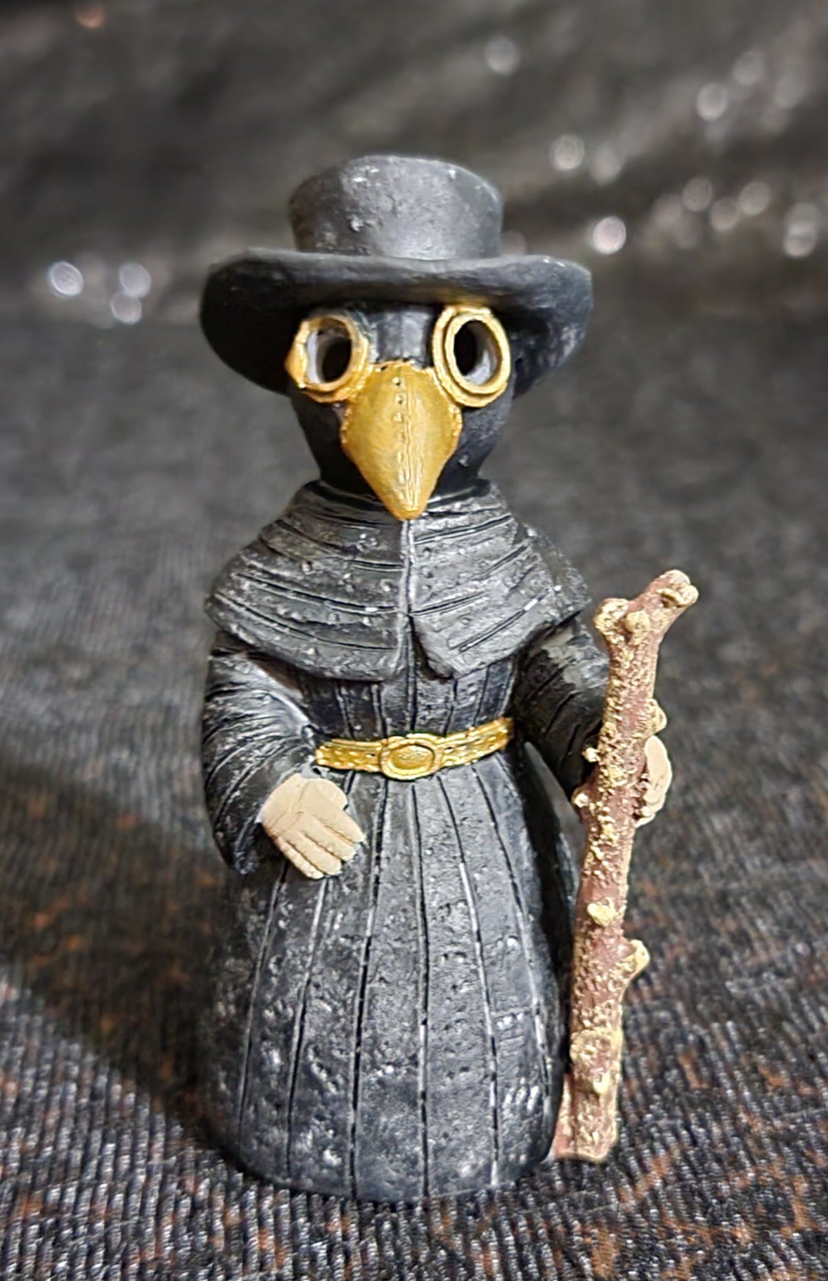 Plague Doctor Cone Incense Burner – Gothic Ritual Decor