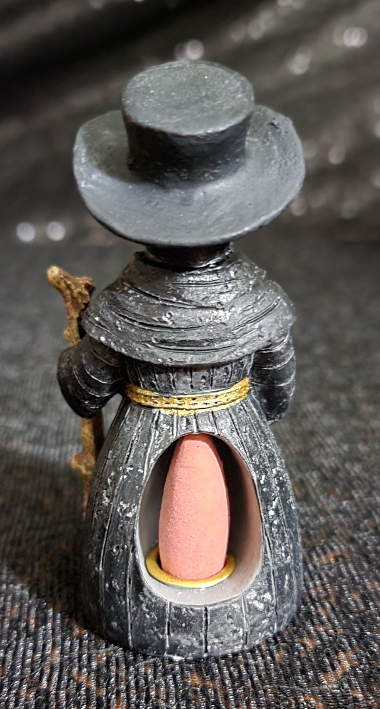 Plague Doctor Cone Incense Burner – Gothic Ritual Decor