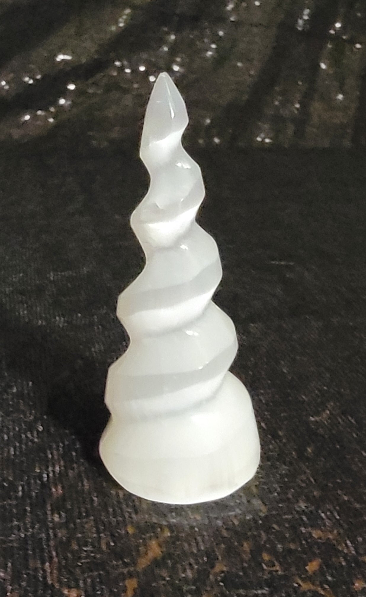 Selenite spiral flame