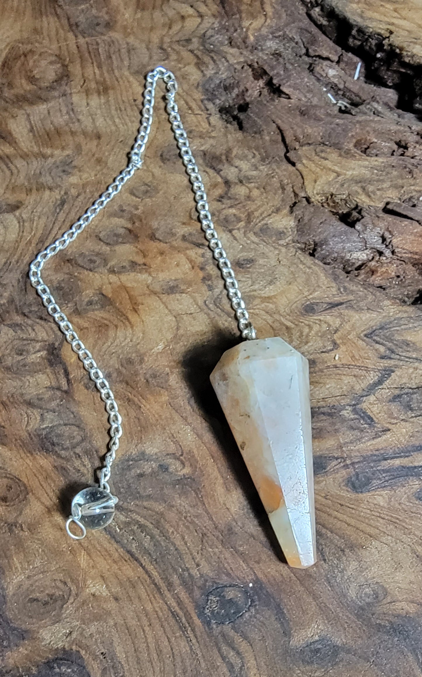 Sunstone Crystal Pendulum - Confidence Crystal for Divination, Clarity & Chakra Work