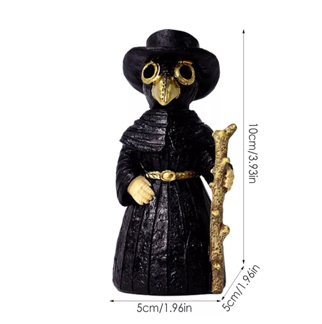 Plague Doctor Cone Incense Burner – Gothic Ritual Decor
