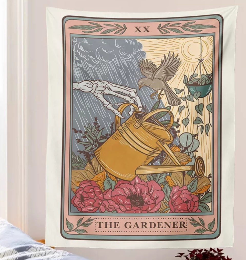 The Gardner Tarot Tapestry – Witchy Wall Decor for Sacred Spaces