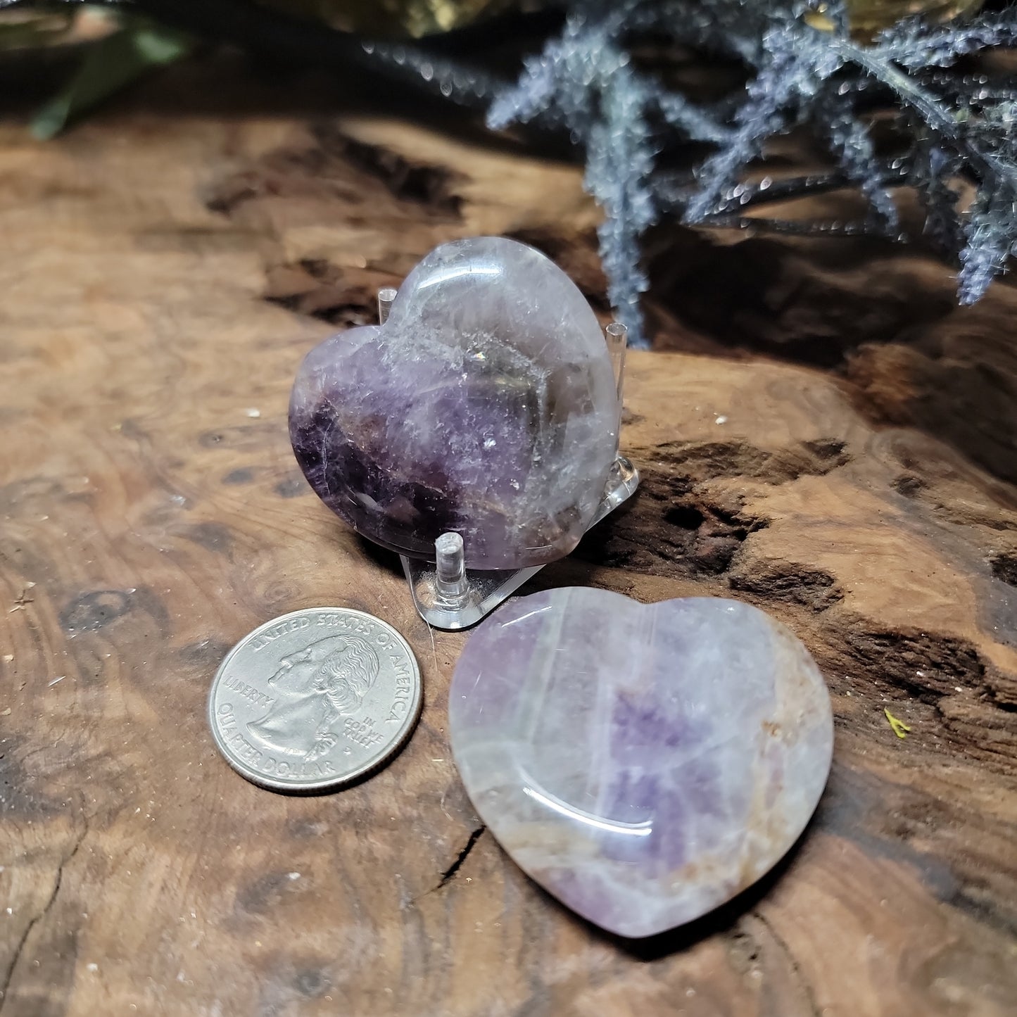 Amethyst Heart 1.5"