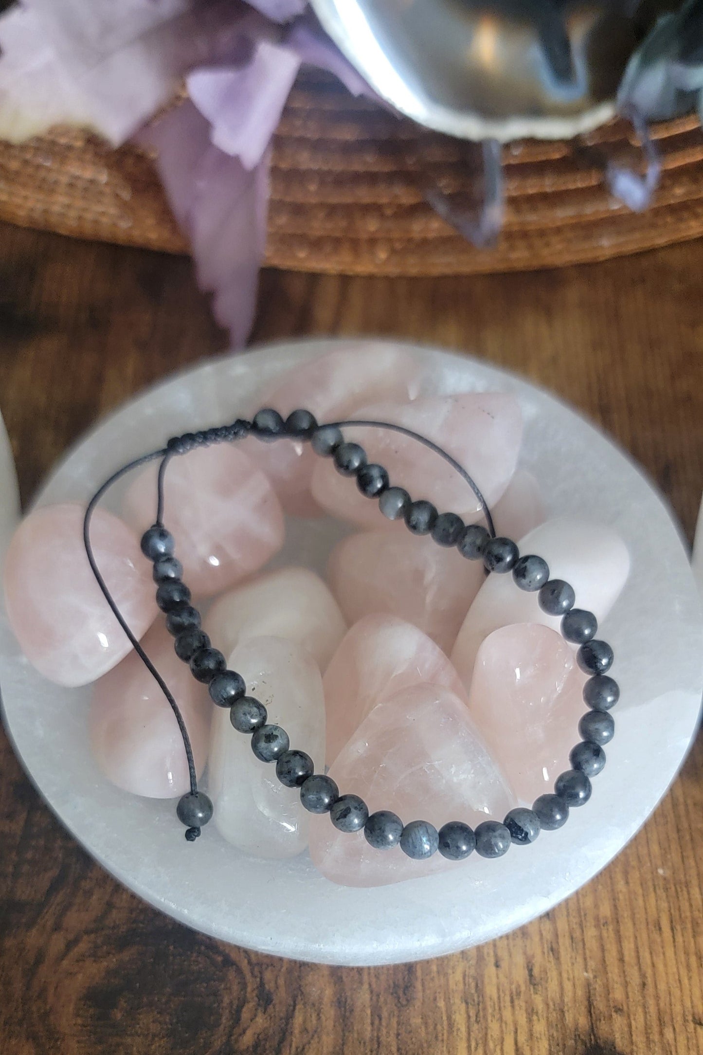 Labradorite Adjustable Bracelet – Intuition & Protection Crystal Jewelry