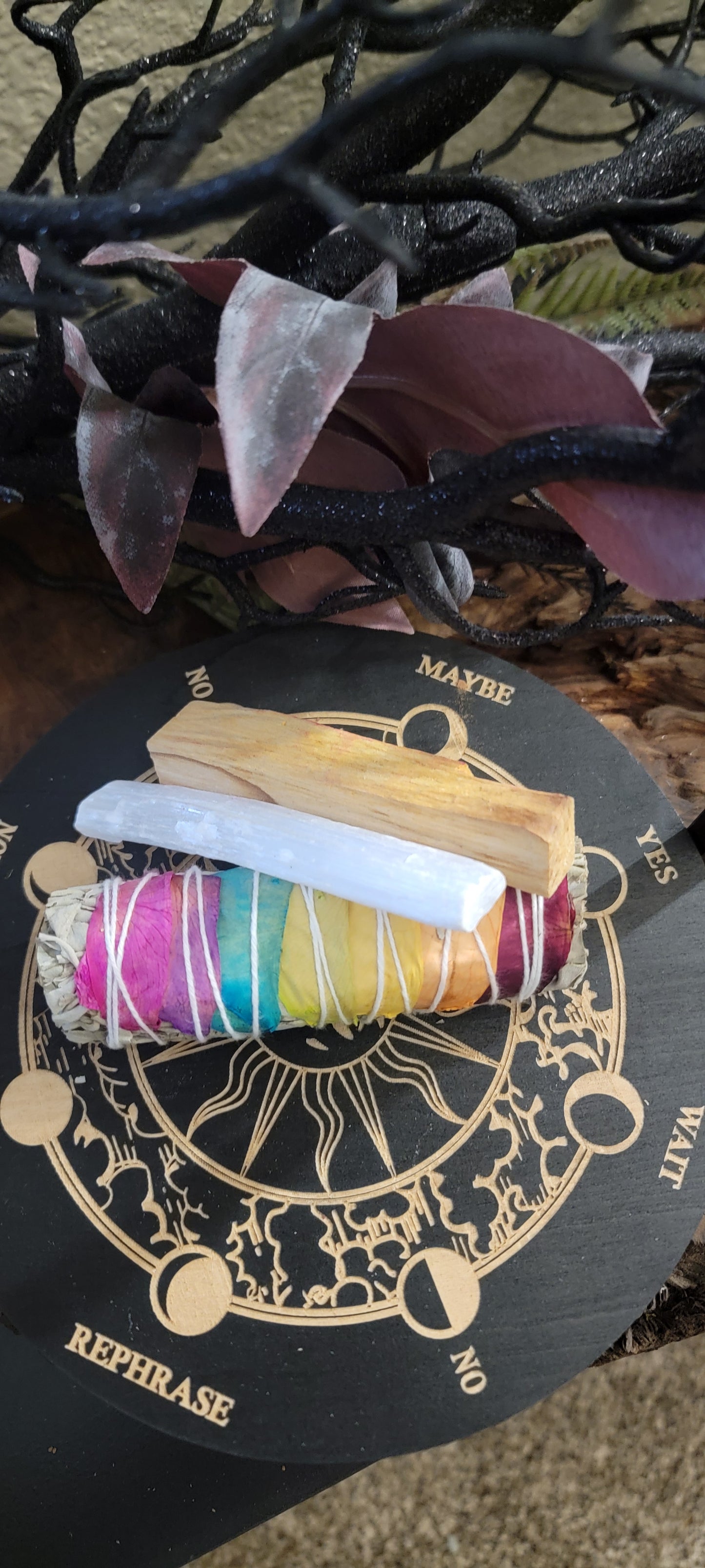 Chakra White Sage, Palo Santo & Selenite bundle