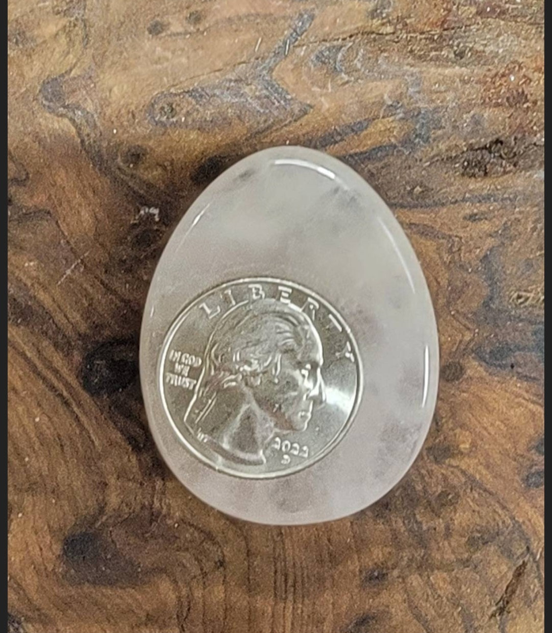 Crystal Worry Stone – Thumb Stone for Anxiety Relief, Stress Support & Meditation