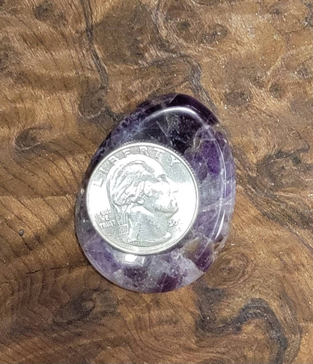Crystal Worry Stone – Thumb Stone for Anxiety Relief, Stress Support & Meditation