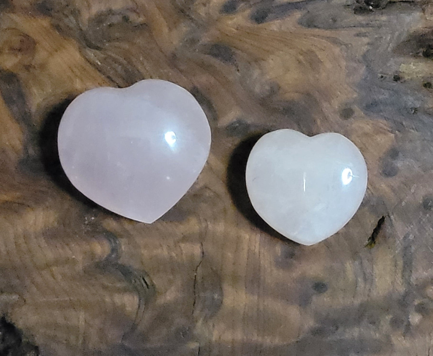 Rose Quartz Crystal 1" Heart shape