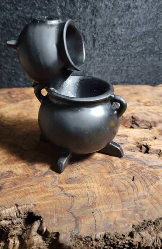 Double Cauldron Backflow Incense Burner