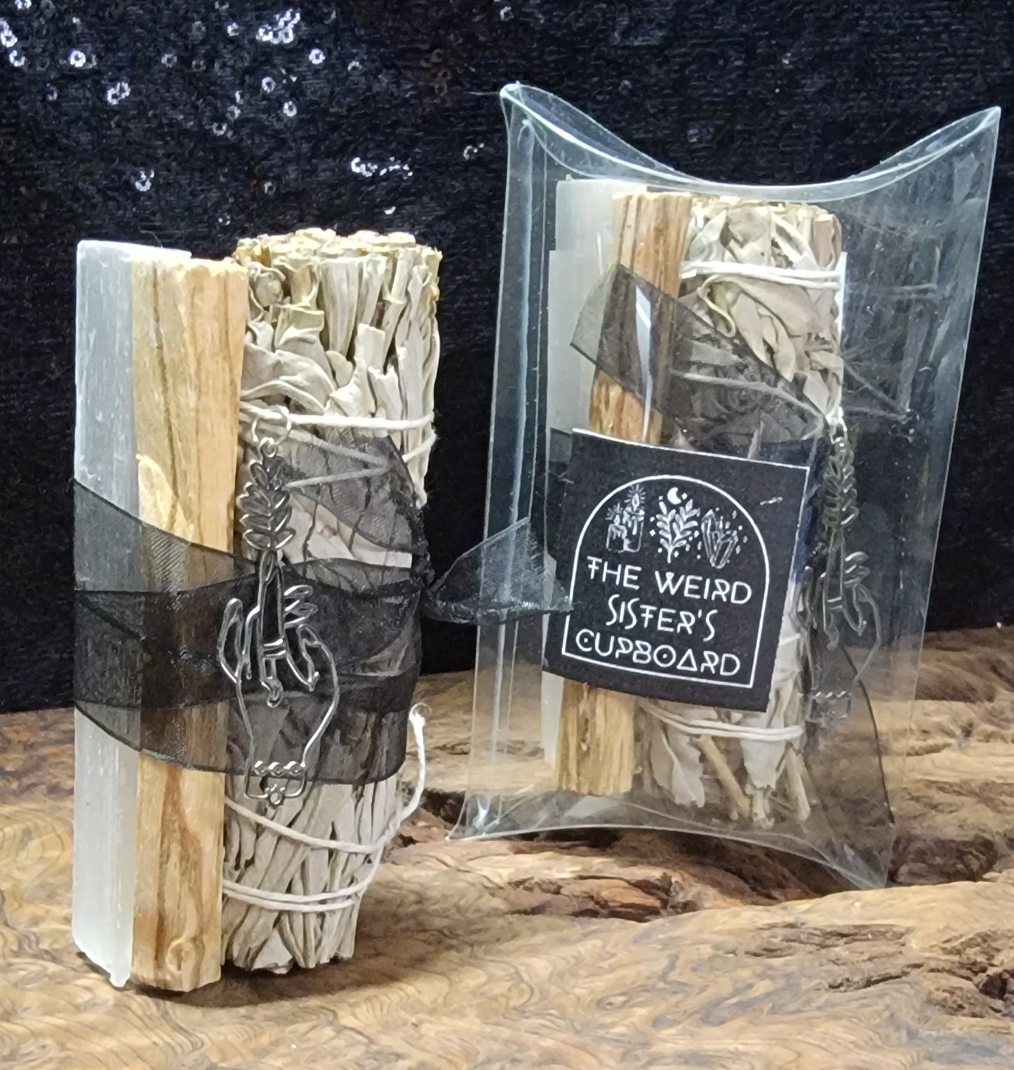 White Sage, Palo Santo & Selenite bundle