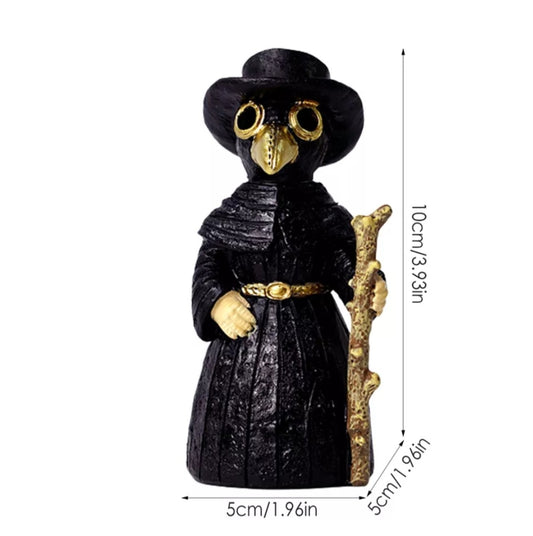 Plague Doctor Cone Incense Burner – Gothic Ritual Decor